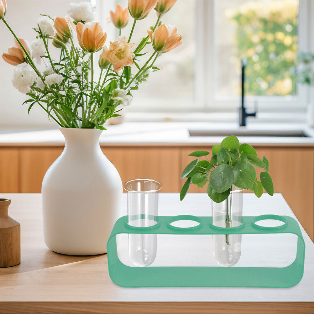 Propagation Station Vase - 5Pcs Clear Glass Test Tube Vase