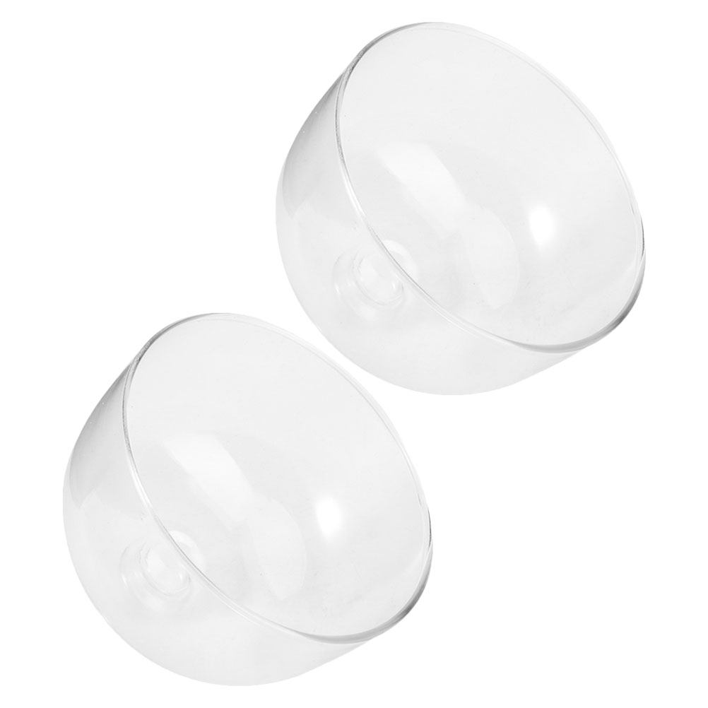 2Pcs Clear Glass Round Cake Co - Plastic Dome Clear review and price