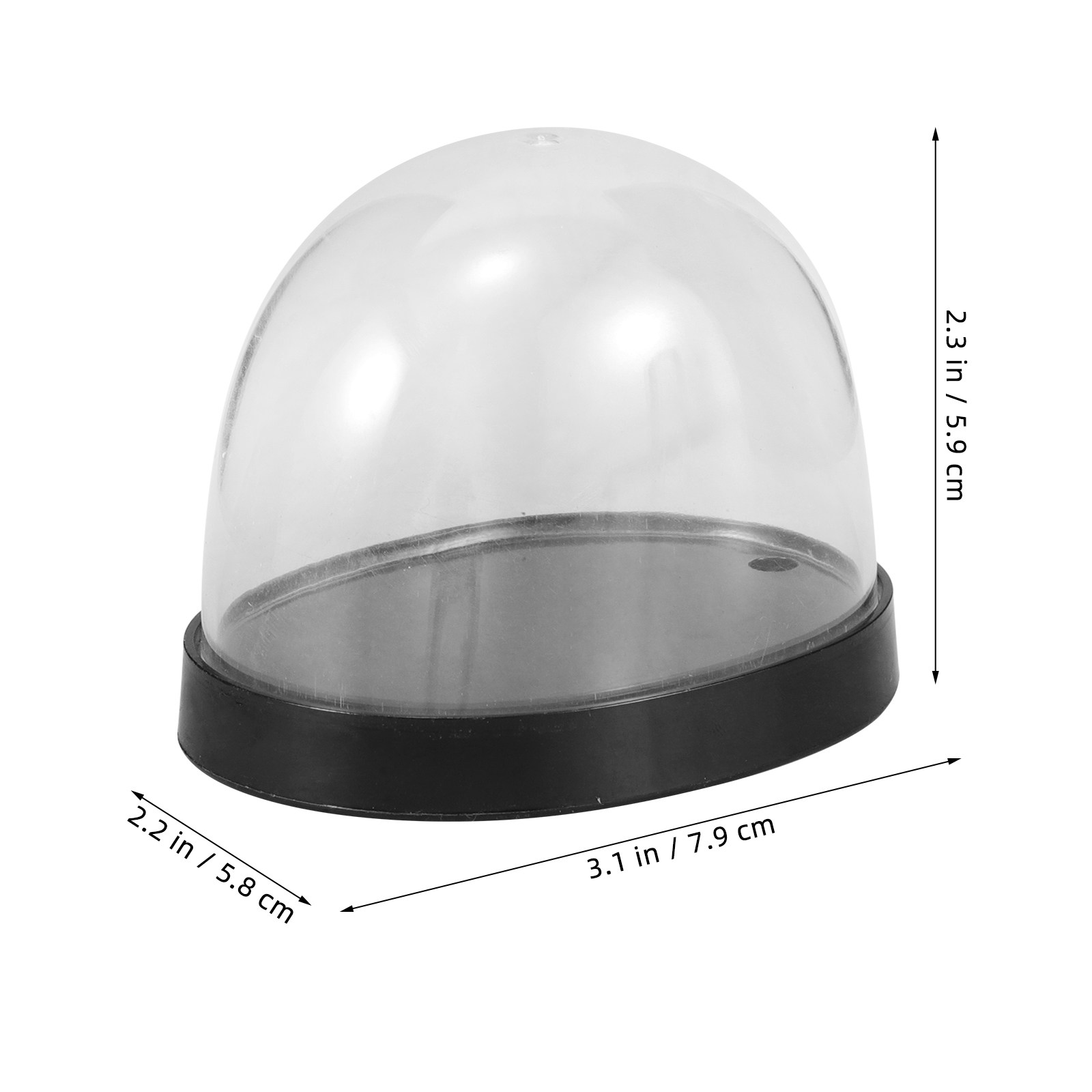 5Sets High-Transparency Plasti - Plastic Dome Clear review and price