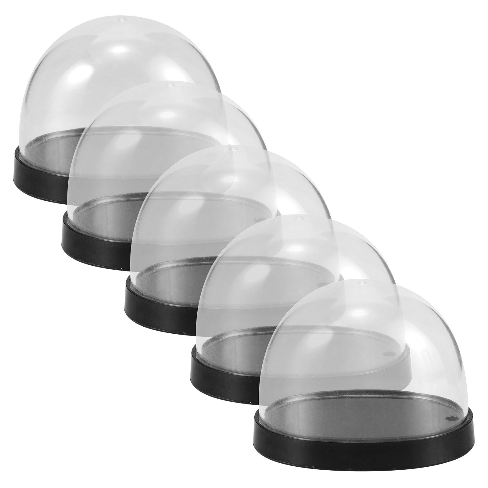 5Sets High-Transparency Plasti - Plastic Dome Clear review and price