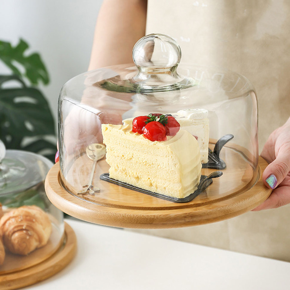 18Cm Clear Glass Dessert Dome  - Plastic Dome Clear review and price