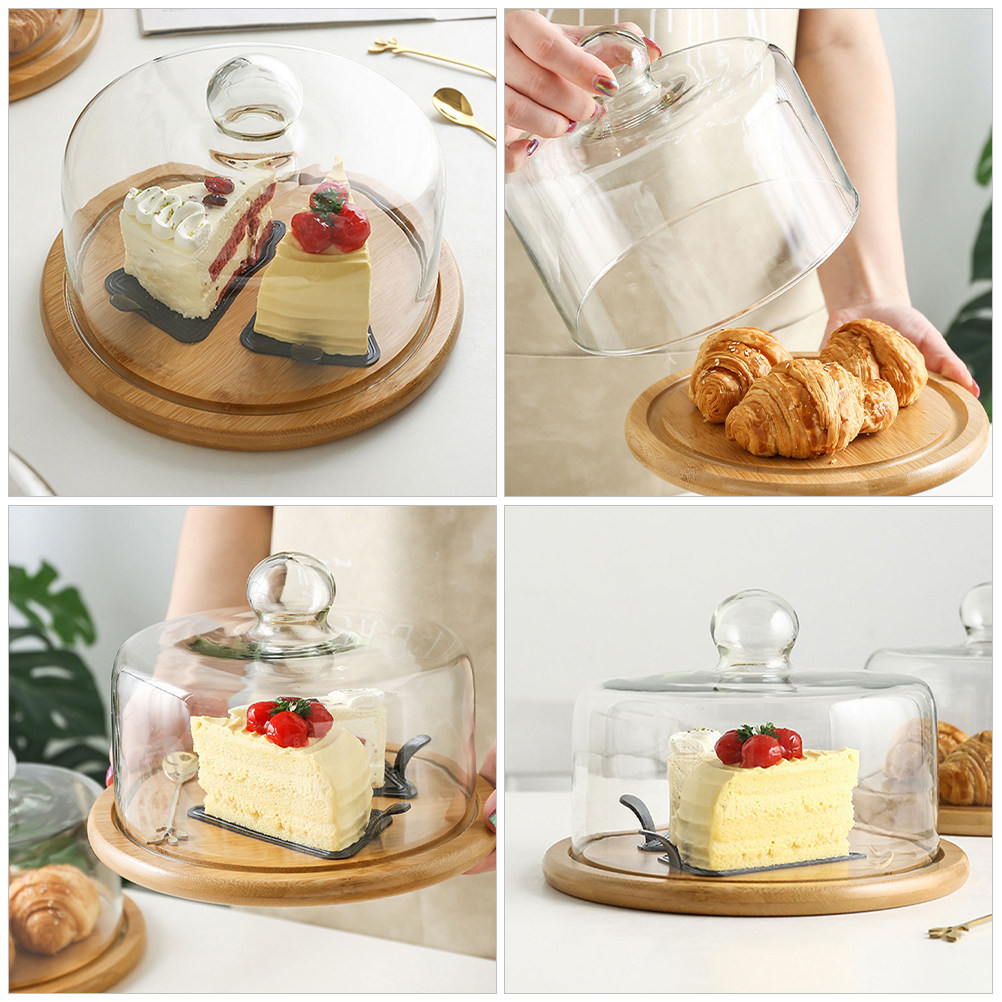 18Cm Clear Glass Dessert Dome  - Plastic Dome Clear review and price