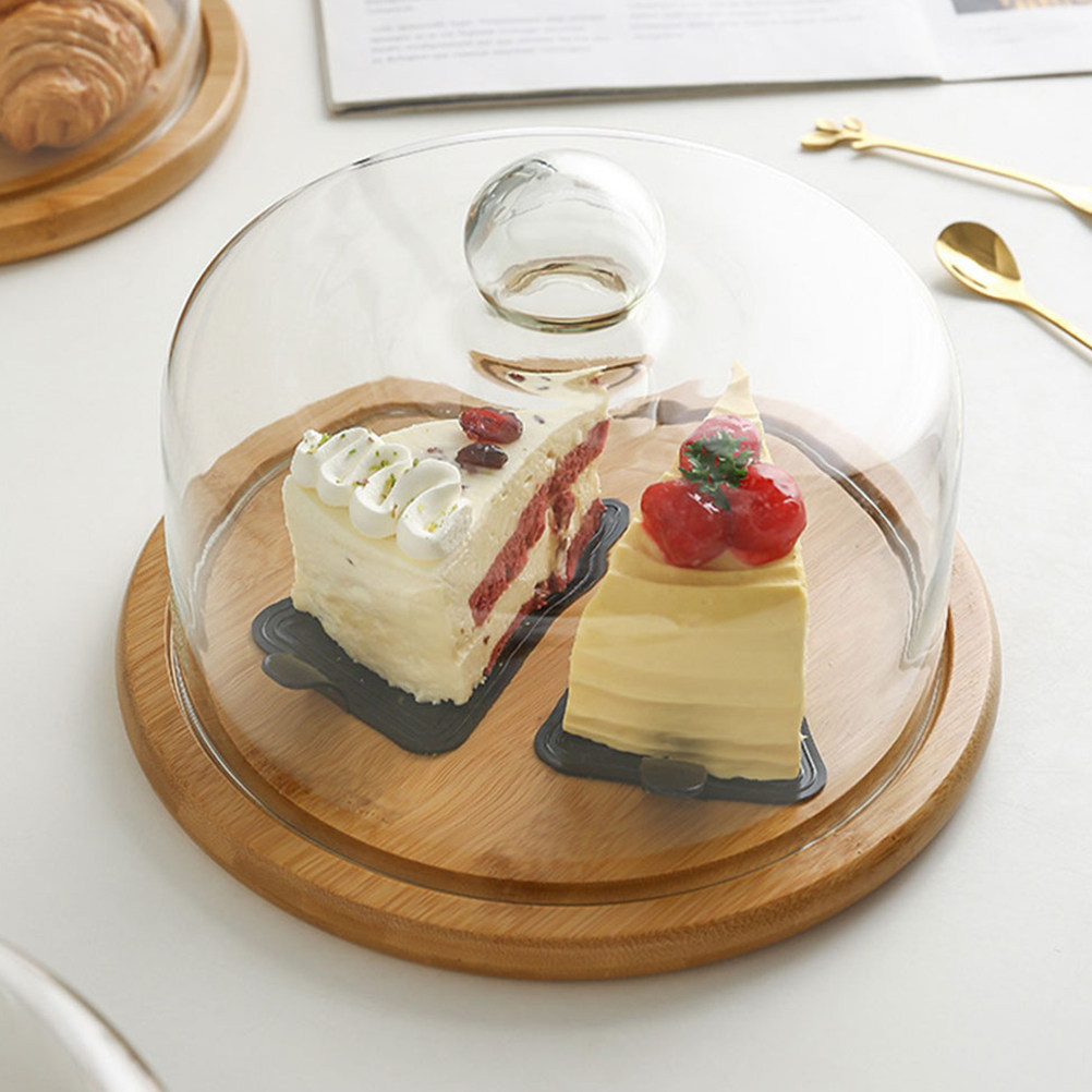 18Cm Clear Glass Dessert Dome  - Plastic Dome Clear review and price