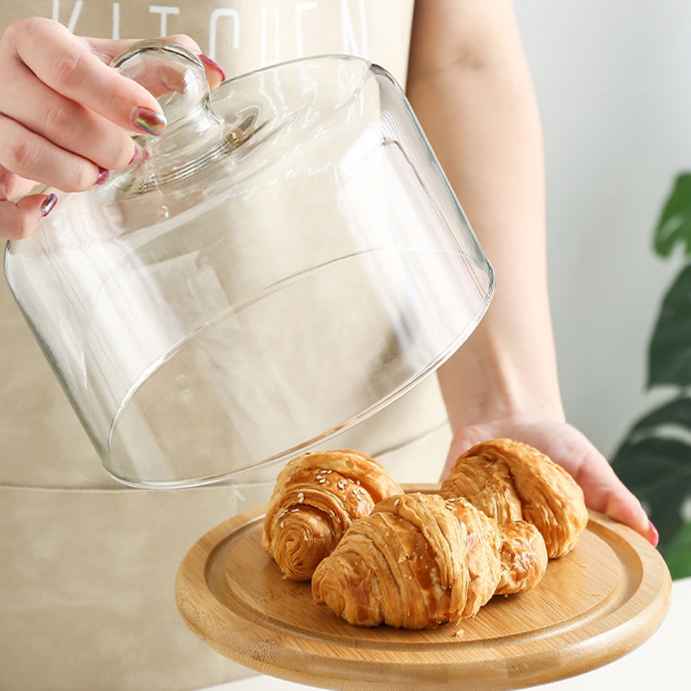18Cm Clear Glass Dessert Dome  - Plastic Dome Clear review and price
